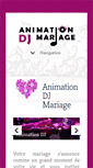 Mobile Screenshot of animationdj-mariage.com